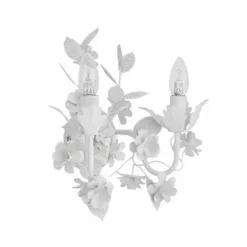 Dunelm Chateau 2 Light Candelabra White Wall Light -Cheap wall lights Store 1000149138 alt05