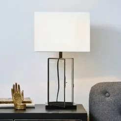 Dunelm Maya Glass Table Lamp -Cheap wall lights Store 1000149139 alt02