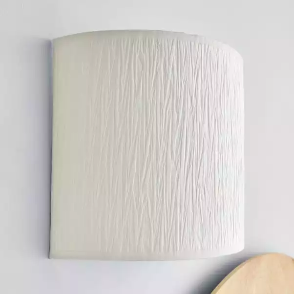 Dunelm Taora Paper Ivory Shade Wall Light 4 Dunelm Taora Paper Ivory Shade Wall Light - Image 2