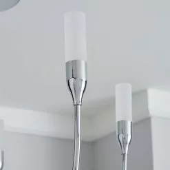 Dunelm Affric 5 Light LED Tipped Chrome Chandelier -Cheap wall lights Store 1000158451 alt02