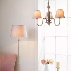 Dunelm Tofty 3 Light Grey Ceiling Fitting -Cheap wall lights Store 1000158482 alt08