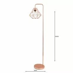 Dunelm Bremen Copper Floor Lamp 12 Dunelm Bremen Copper Floor Lamp -Cheap wall lights Store 1000158495 alt04