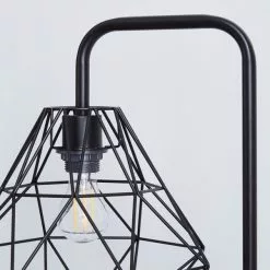 Dunelm Bremen Black Floor Lamp -Cheap wall lights Store 1000158496 alt02