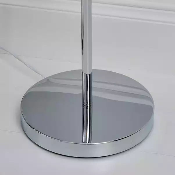 Dunelm Halle French Velvet Jewel Blush Pink Floor Lamp 6 Dunelm Halle French Velvet Jewel Blush Pink Floor Lamp - Image 4