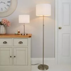 Dunelm Hemming Adjustable Height Steel Floor Lamp -Cheap wall lights Store 1000158513 alt08