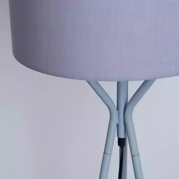 Dunelm Drei Tripod Grey Floor Lamp 4 Dunelm Drei Tripod Grey Floor Lamp - Image 3
