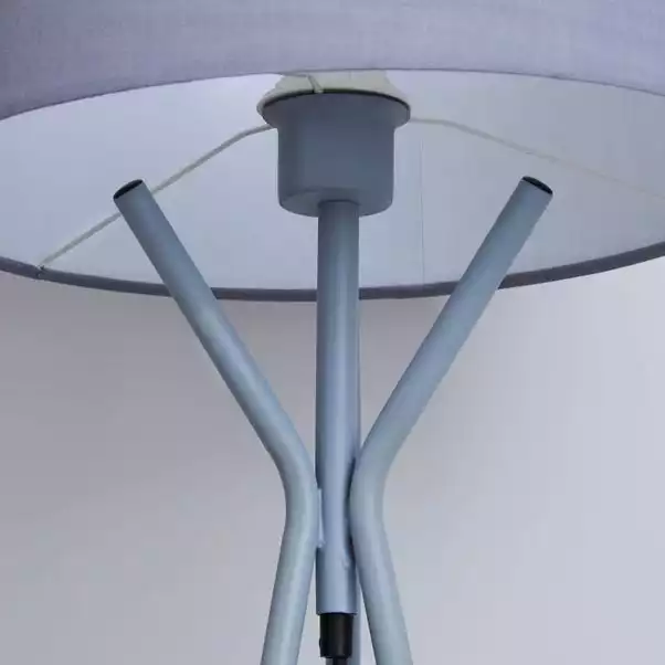 Dunelm Drei Tripod Grey Floor Lamp 5 Dunelm Drei Tripod Grey Floor Lamp - Image 4