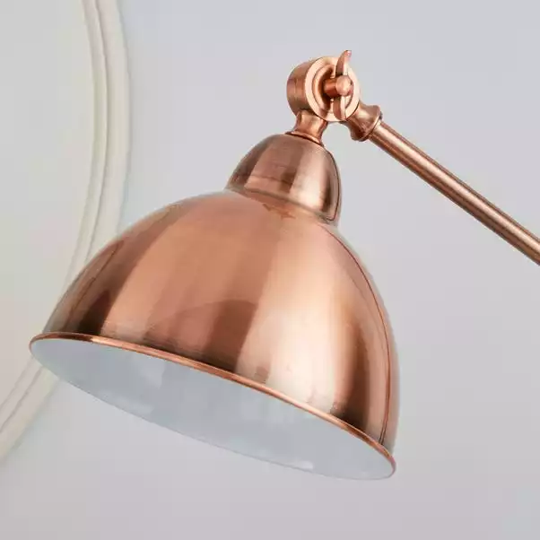 Dunelm Lever Arm Copper Floor Lamp 5 Dunelm Lever Arm Copper Floor Lamp - Image 3