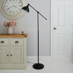 Dunelm Lever Arm Black Floor Lamp 9 Dunelm Lever Arm Black Floor Lamp -Cheap wall lights Store 1000158533 alt01