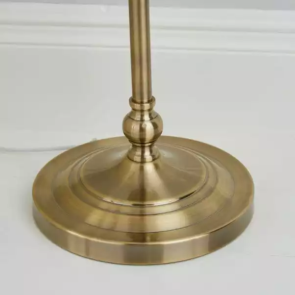 Dunelm Irene Touch Antique Brass Floor Lamp Base 6 Dunelm Irene Touch Antique Brass Floor Lamp Base - Image 4