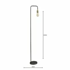 Dunelm Marsden Industrial Floor Lamp -Cheap wall lights Store 1000158553 alt04