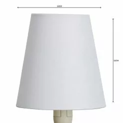 Dunelm Sara Candle Lamp Shade White -Cheap wall lights Store 1000158583 alt04