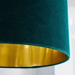 Dunelm Santos Drum Lamp Shade 36cm Green -Cheap wall lights Store 1000158594 alt02