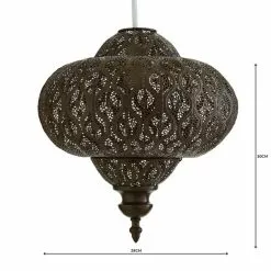 Dunelm Lucena Bronze Easy Fit Pendant -Cheap wall lights Store 1000158666 alt04