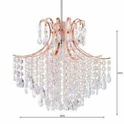 Dunelm Sheridan Jewel Copper Easy Fit Pendant -Cheap wall lights Store 1000158678 alt04