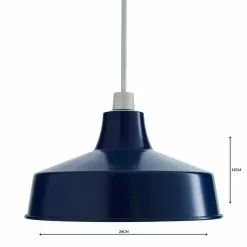 Dunelm Stern Navy Easy Fit Pendant -Cheap wall lights Store 1000158684 alt04
