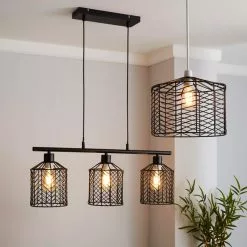 Dunelm Siena Black Easy Fit Pendant -Cheap wall lights Store 1000158692 alt08