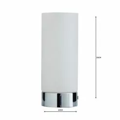 Dunelm Colton USB Port Frosted Glass Table Lamp -Cheap wall lights Store 1000158698 alt04