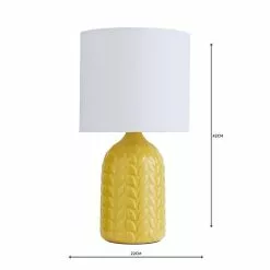 Dunelm Magda Ceramic Table Lamp -Cheap wall lights Store 1000158718 alt04
