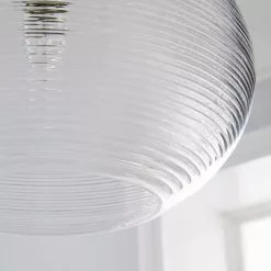 Dunelm Sabrina Glass Easy Fit Pendant -Cheap wall lights Store 1000158731 alt02