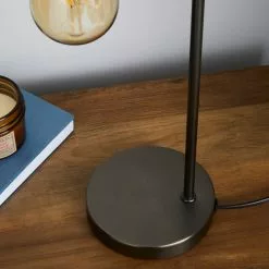 Dunelm Marsden Nickel Industrial Table Lamp And Bulb -Cheap wall lights Store 1000158732 alt03