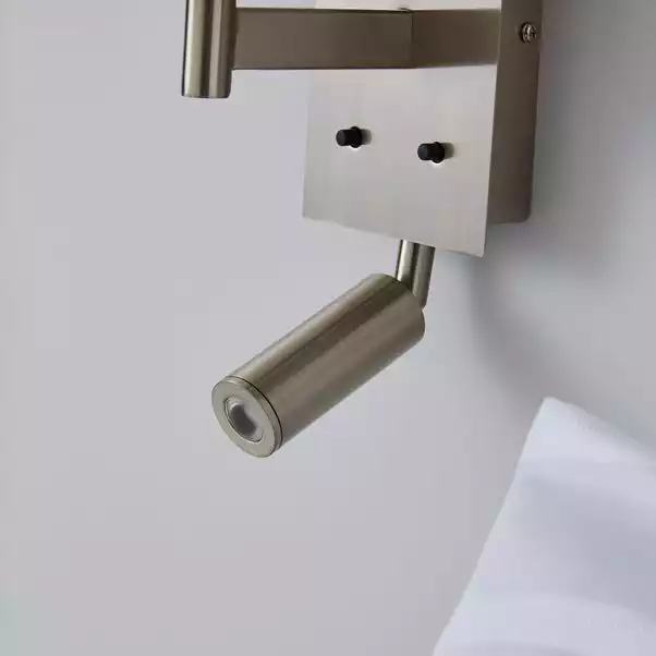 Dunelm Reader Shaded Ivory Wall Light 5 Dunelm Reader Shaded Ivory Wall Light - Image 3