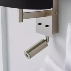 Dunelm Reader Shaded Black Wall Light 10 Dunelm Reader Shaded Black Wall Light -Cheap wall lights Store 1000158739 alt02