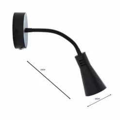 Dunelm Nola Adjustable Easy Fit Plug In Wall Light Black 12 Dunelm Nola Adjustable Easy Fit Plug In Wall Light Black -Cheap wall lights Store 1000158740 alt04