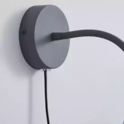 Dunelm Nola Adjustable Easy Fit Plug In Wall Light Grey -Cheap wall lights Store 1000158741 alt02