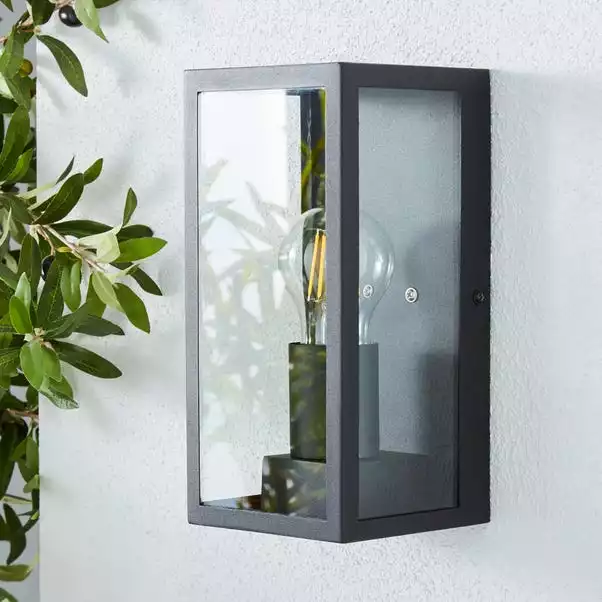 Dunelm London Black Industrial Outdoor Wall Light 4 Dunelm London Black Industrial Outdoor Wall Light - Image 2