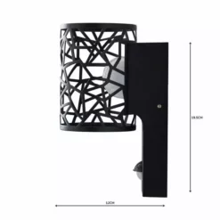 Dunelm Pandora Black Outdoor Wall Light 11 Dunelm Pandora Black Outdoor Wall Light -Cheap wall lights Store 1000158751 alt04