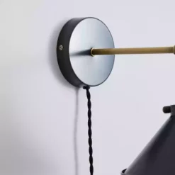 Dunelm Logan Grey Industrial Easy Fit Plug In Wall Light 11 Dunelm Logan Grey Industrial Easy Fit Plug In Wall Light -Cheap wall lights Store 1000158760 alt03