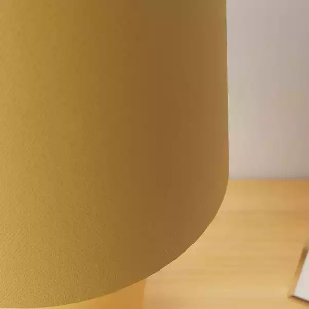 Dunelm Ava Stoneware Ochre Table Lamp 6 Dunelm Ava Stoneware Ochre Table Lamp - Image 4