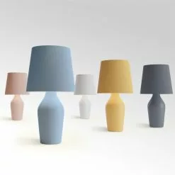 Dunelm Ava Stoneware White Table Lamp -Cheap wall lights Store 1000163941 alt05