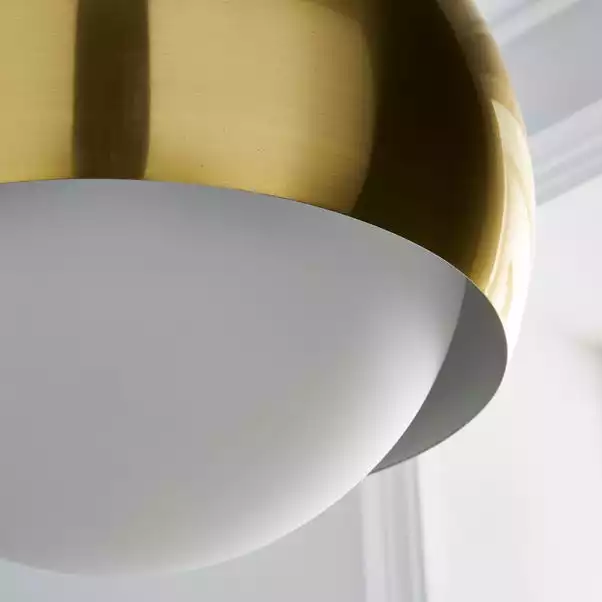 Dunelm Lara Ceiling Fitting Brass 5 Dunelm Lara Ceiling Fitting Brass - Image 3