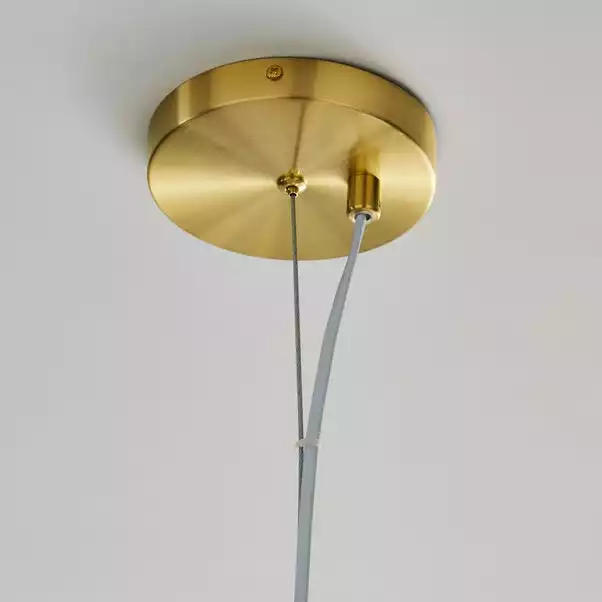 Dunelm Lara Ceiling Fitting Brass 6 Dunelm Lara Ceiling Fitting Brass - Image 4