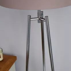 Dunelm Nora Tripod Floor Lamp Chrome -Cheap wall lights Store 1000165059 alt03