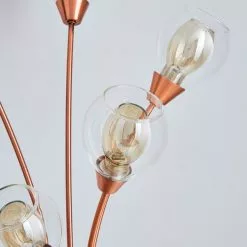 Dunelm Eden 5 Light Floor Lamp Copper -Cheap wall lights Store 1000165064 alt02