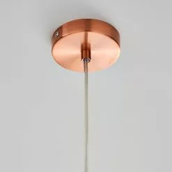 Dunelm Eden Pendant Ceiling Fitting Copper -Cheap wall lights Store 1000165065 alt03