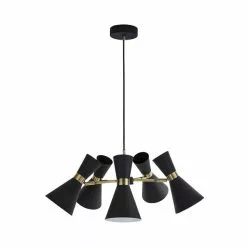 Dunelm Archie Black 5 Light Ceiling Fitting -Cheap wall lights Store 1000166686 alt04