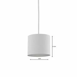 Dunelm Ava Small 20cm Drum Lamp Shade 11 Dunelm Ava Small 20cm Drum Lamp Shade -Cheap wall lights Store 1000169107 alt04