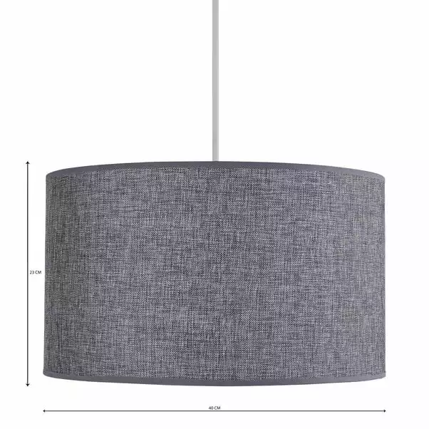 Dunelm Carrie 40cm Drum Shade 6 Dunelm Carrie 40cm Drum Shade - Image 4
