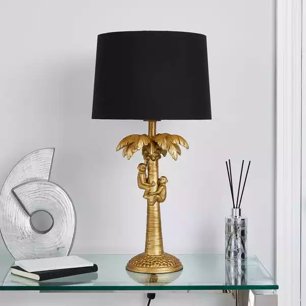 Dunelm Odisha Monkey On Palm Tree Table Lamp 4 Dunelm Odisha Monkey On Palm Tree Table Lamp - Image 2