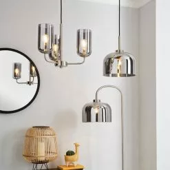 Dunelm Palazzo Smoked Glass Floor Lamp -Cheap wall lights Store 1000169213 alt05