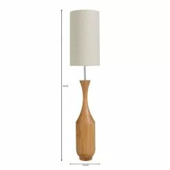Dunelm Sala Mango Wood Floor Lamp -Cheap wall lights Store 1000169225 alt07