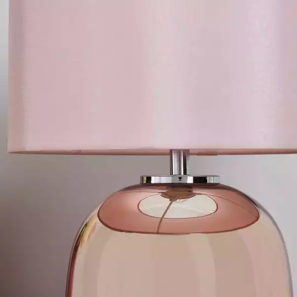 Dunelm Seychelles Mini Blush Pink Table Lamp 5 Dunelm Seychelles Mini Blush Pink Table Lamp - Image 3