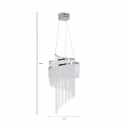 Dunelm Spiro LED Spiral Ceiling Fitting -Cheap wall lights Store 1000169241 alt07