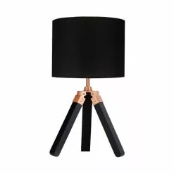 Dunelm Trio Tripod Black And Copper Table Lamp 12 Dunelm Trio Tripod Black And Copper Table Lamp -Cheap wall lights Store 1000169252 alt04