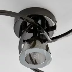 Dunelm Vanessa Smoked 4 Light Flush Ceiling Fitting 11 Dunelm Vanessa Smoked 4 Light Flush Ceiling Fitting -Cheap wall lights Store 1000169256 alt03