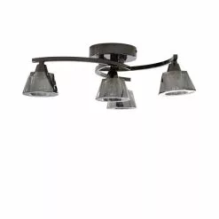 Dunelm Vanessa Smoked 4 Light Flush Ceiling Fitting 12 Dunelm Vanessa Smoked 4 Light Flush Ceiling Fitting -Cheap wall lights Store 1000169256 alt04